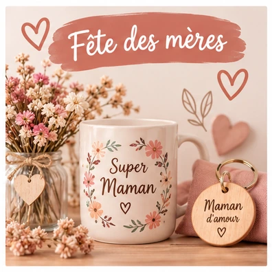 Créations personnalisées pour la Fête des mères
