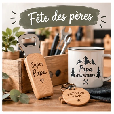 Créations personnalisées pour la Fête des pères