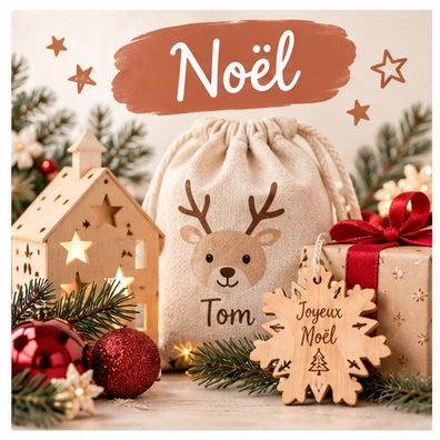 Décorations de Noël personnalisées